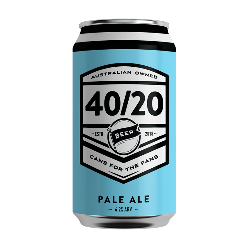 Craft Beer 40/20 Pale Ale Can