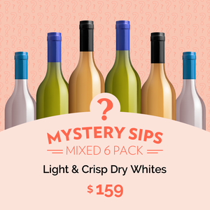 Mystery Sips Mixed 6 pack - Light & Crip Dry Whites