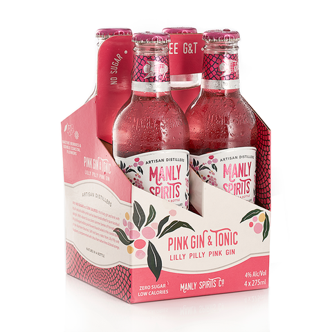 Manly Spirits Lilli Pilli Pink Gin & Tonic