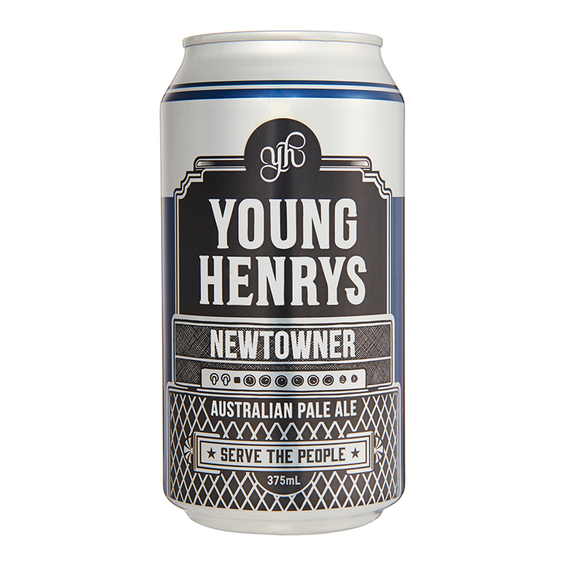 Young Henry's Newtowner cans