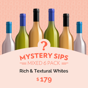 Mystery Sips Mixed 6 pack - Rich & Textural Whites